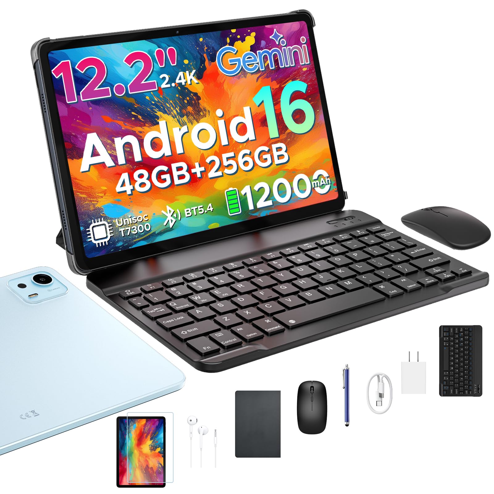 タブレット 12インチ T7300 8コアCPU 2026新登場P12 Pro Amazon.co.jp: 【タブレット12インチ wifiモデル T7300 8コアCPU 2026